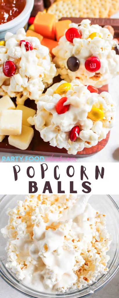 halloween popcorn balls pinnable image