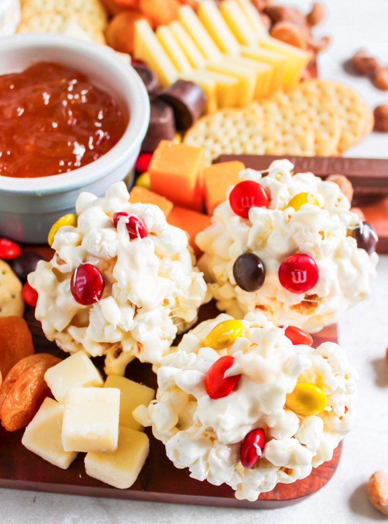 prepared popcorn balls